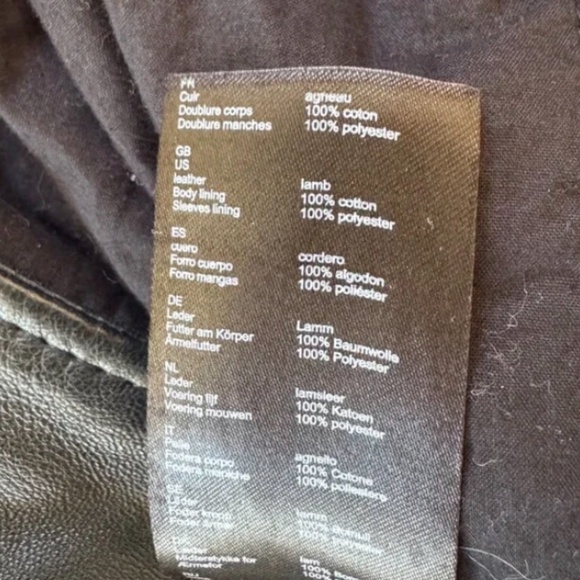 Maje Leather Jacket - Picture 6 of 9